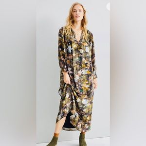 By Anthropologie Boho Maxi Dress